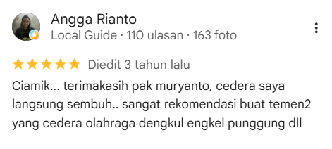 Ulasan Google Maps Garuda Massage oleh Angga Rianto
