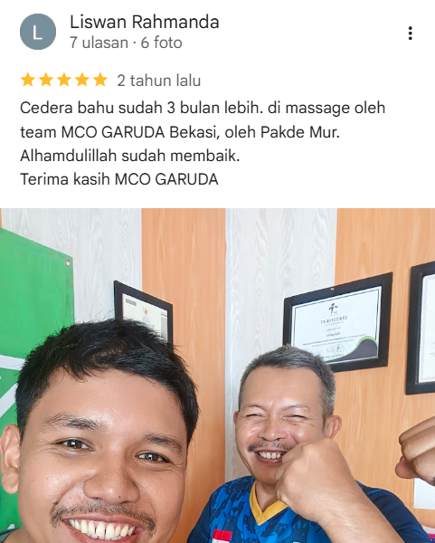 Ulasan Google Maps Garuda Massage oleh Liswan Rahmanda